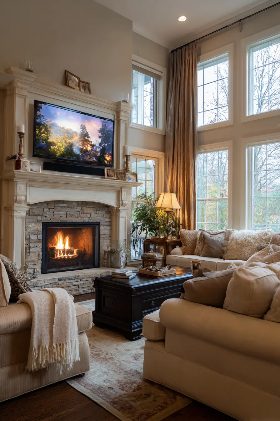 Classic Warmth Framed in Elegance
