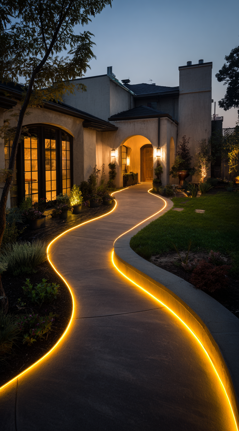 Flowing Lines and Golden Ratio Harmony