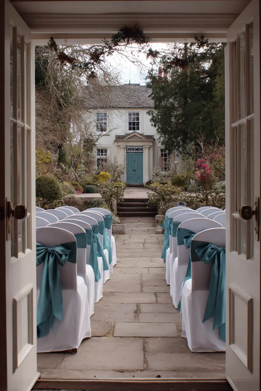 Elegant Courtyard Walkway with Classic Charm