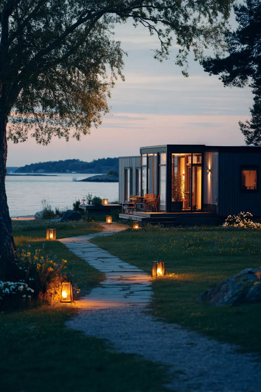 Enhance with Exterior Lighting
