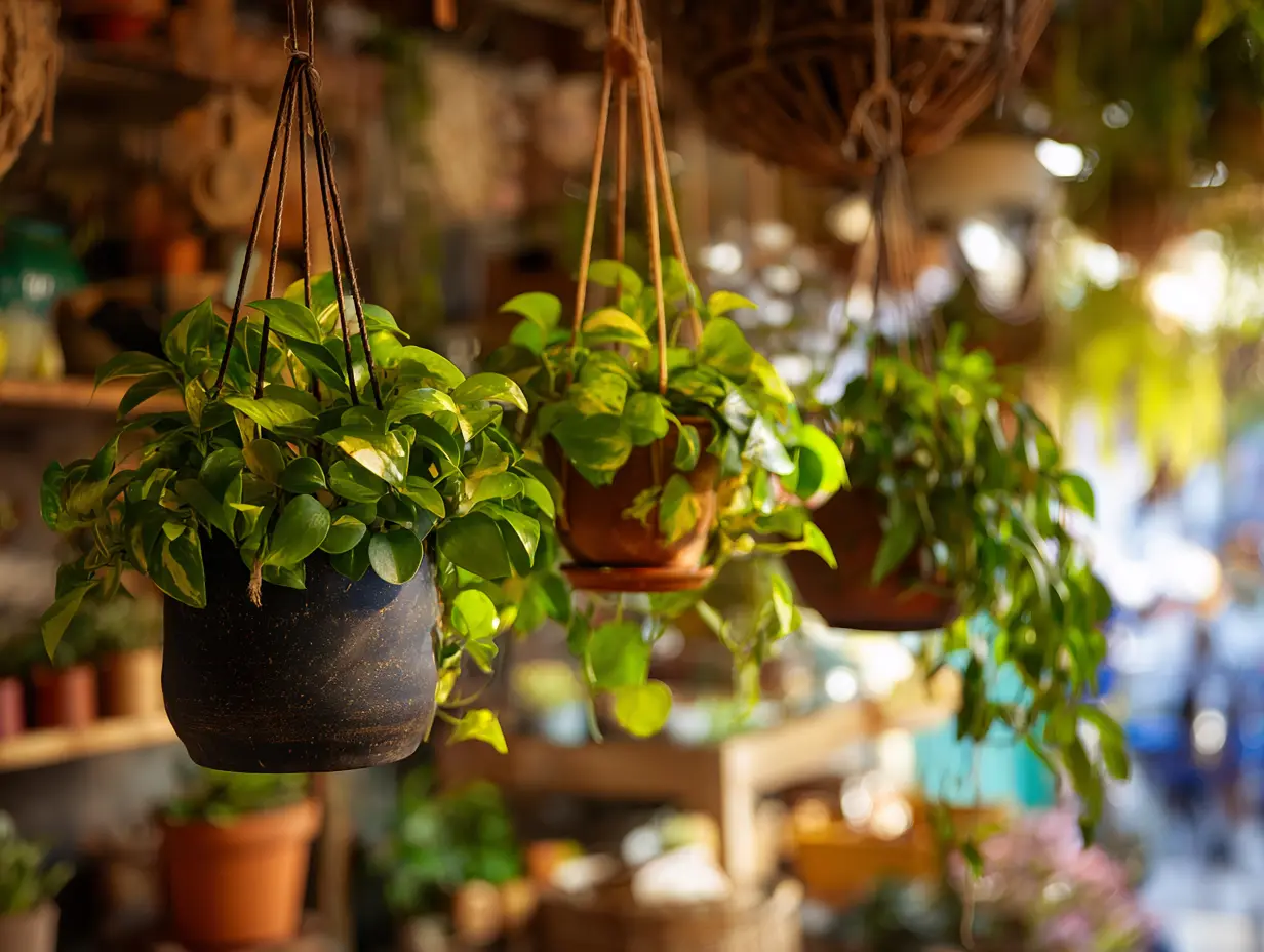 Hang Plants From the Beams of Your Pergola for Outdoor Garden Vibes
