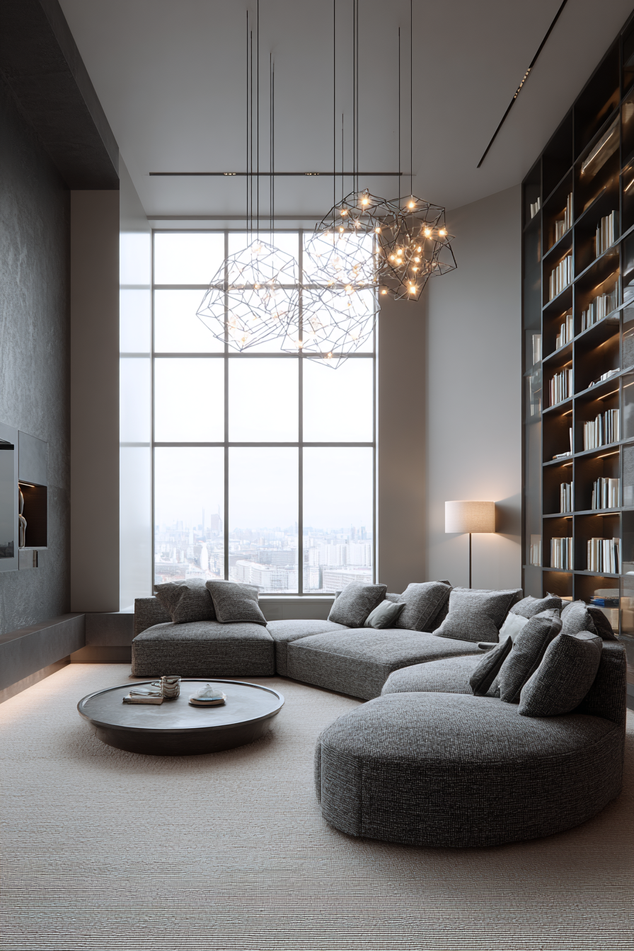 Sleek Grays with Modern Drama
