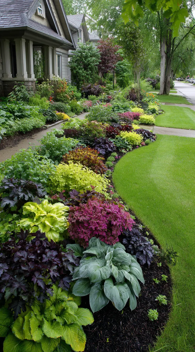 Heuchera Bringing Layers of Color to the Lawn’s Edge