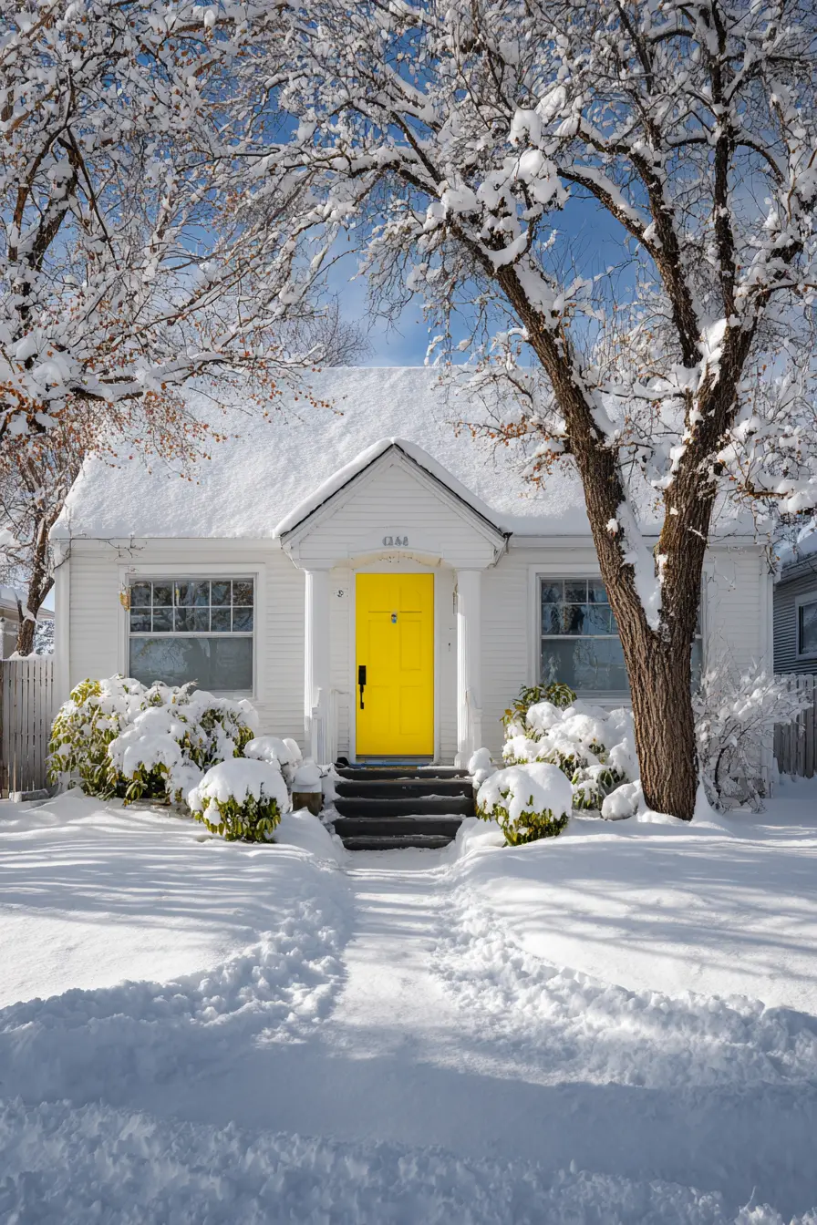 Bright Door for a Winter Pop