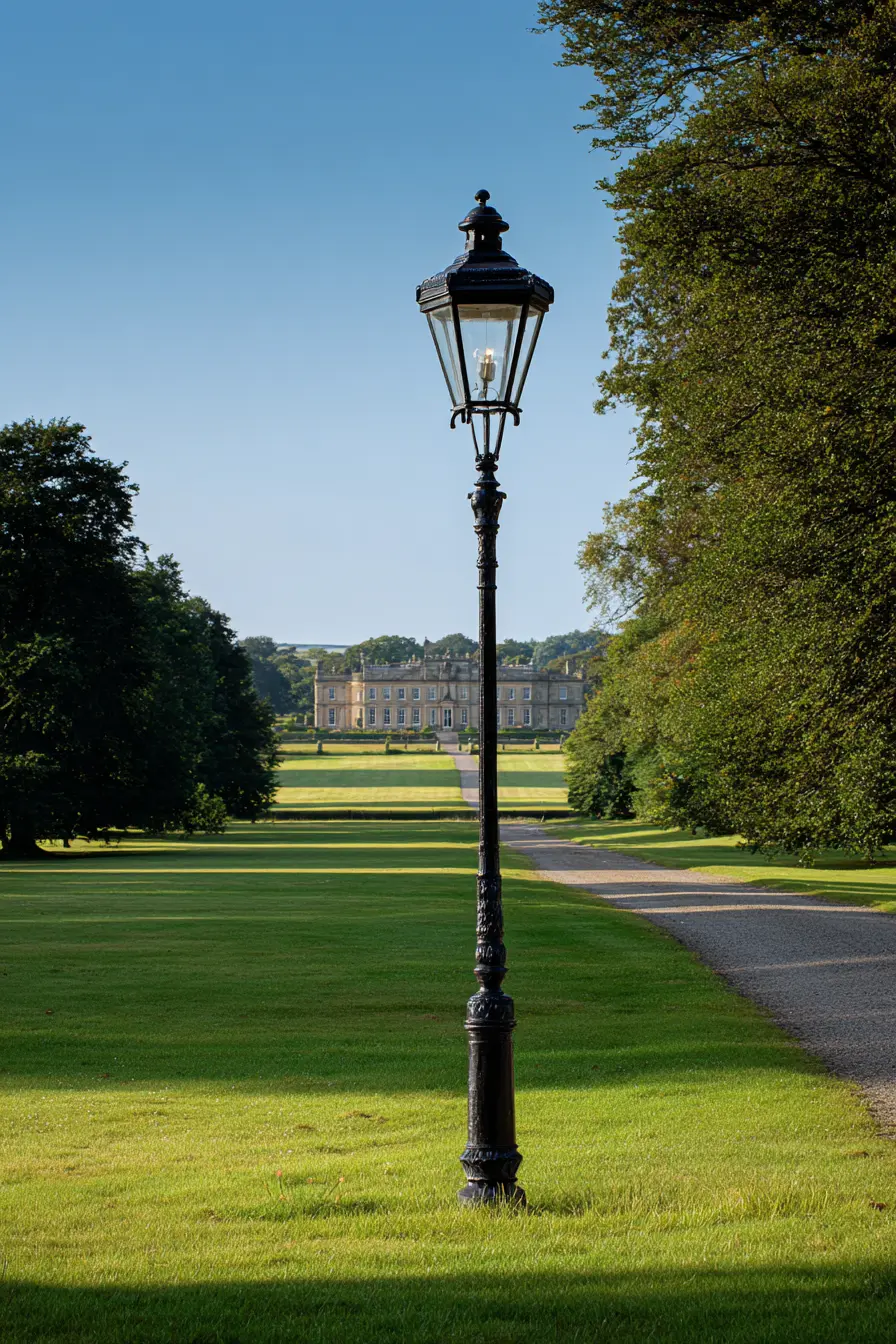 Grand Estate Driveway Light Post
