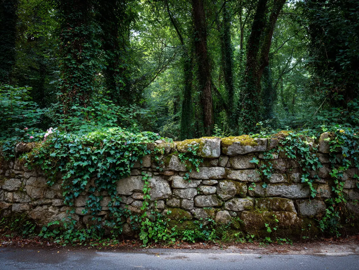 Add a Touch of Greenery to Roadside Walls and Fences