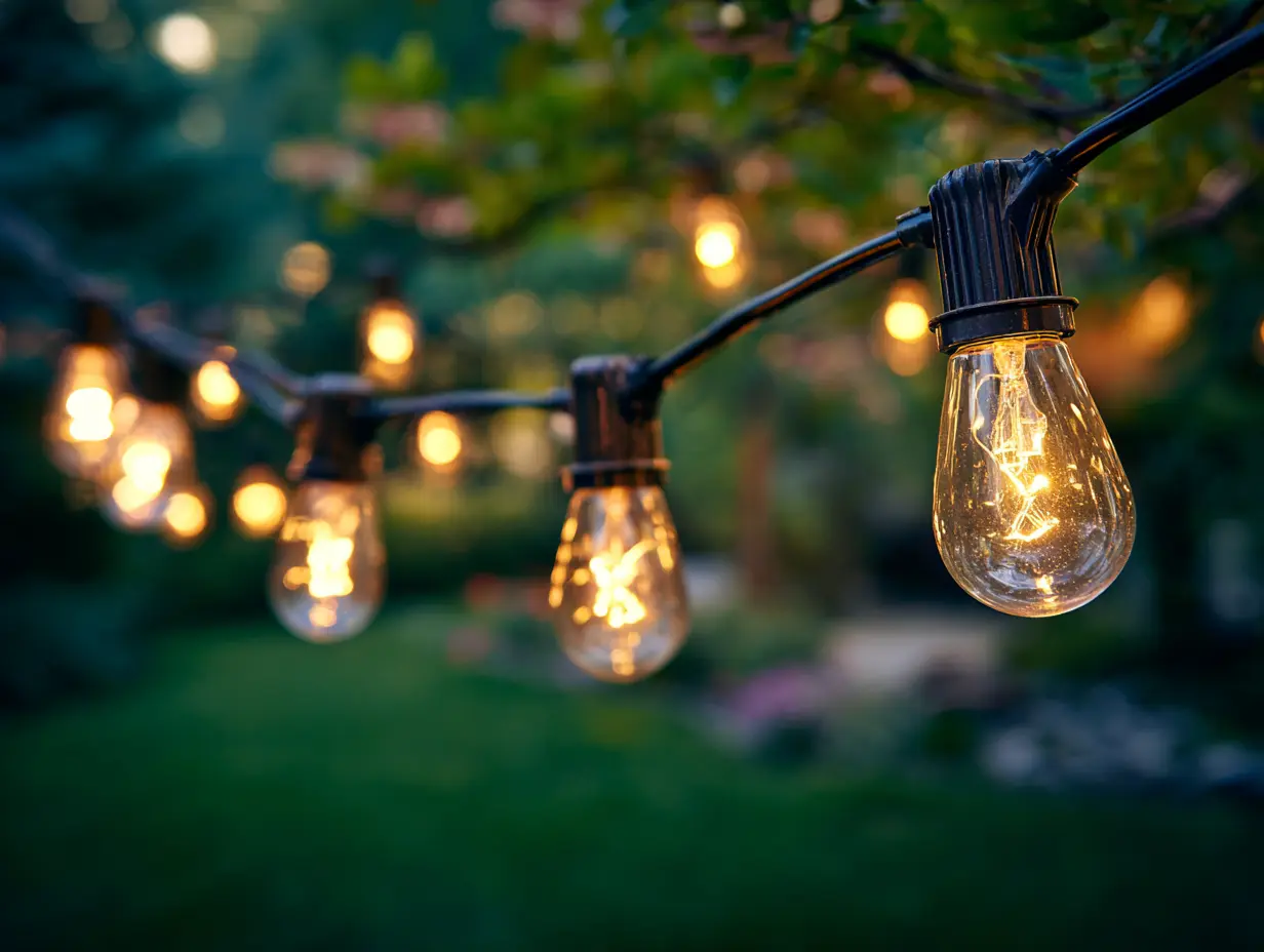 Drape Solar String Lights