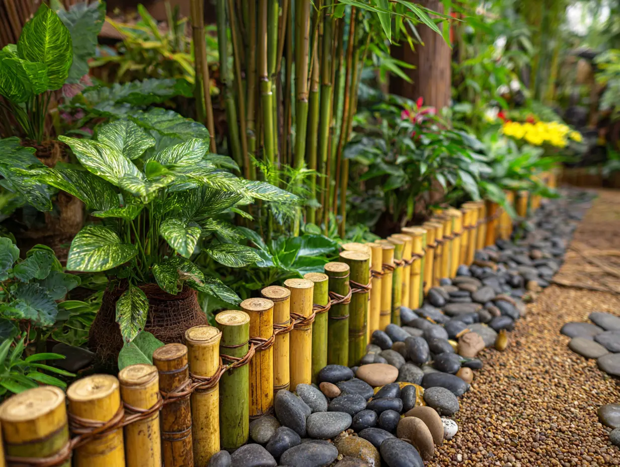 Lay Down Bamboo Edging