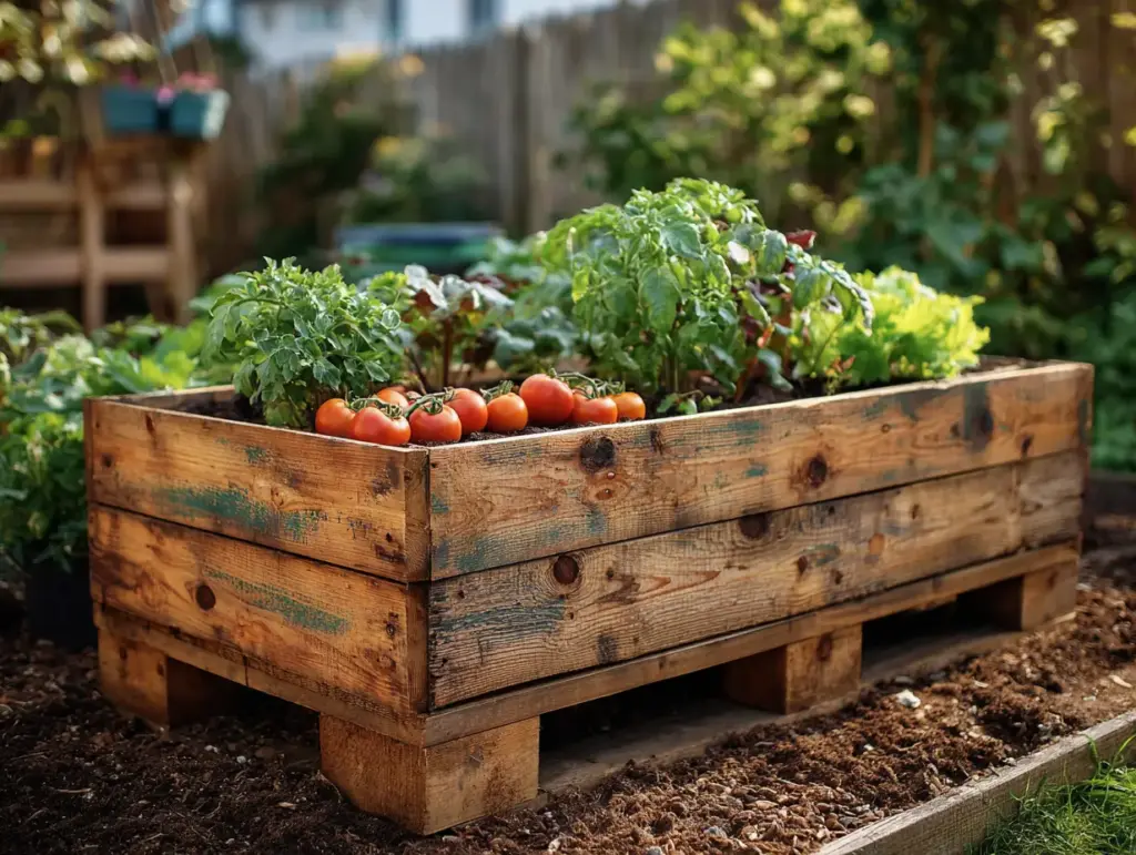 Modify a Pallet Into a Small, Raised Bed for Vegetables