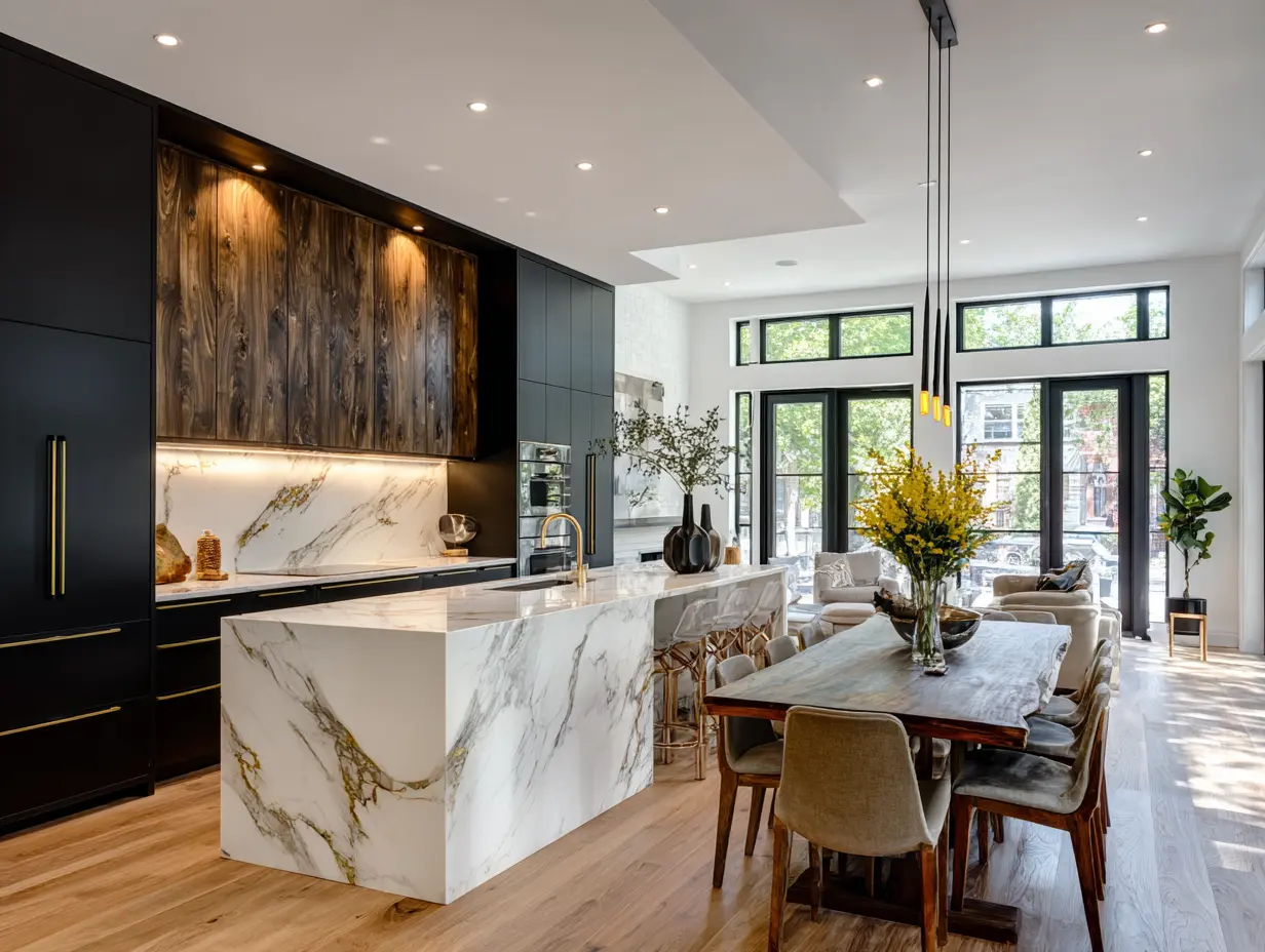 Use Retractable Doors or Panels to Cleverly Conceal Appliances or Storage Areas