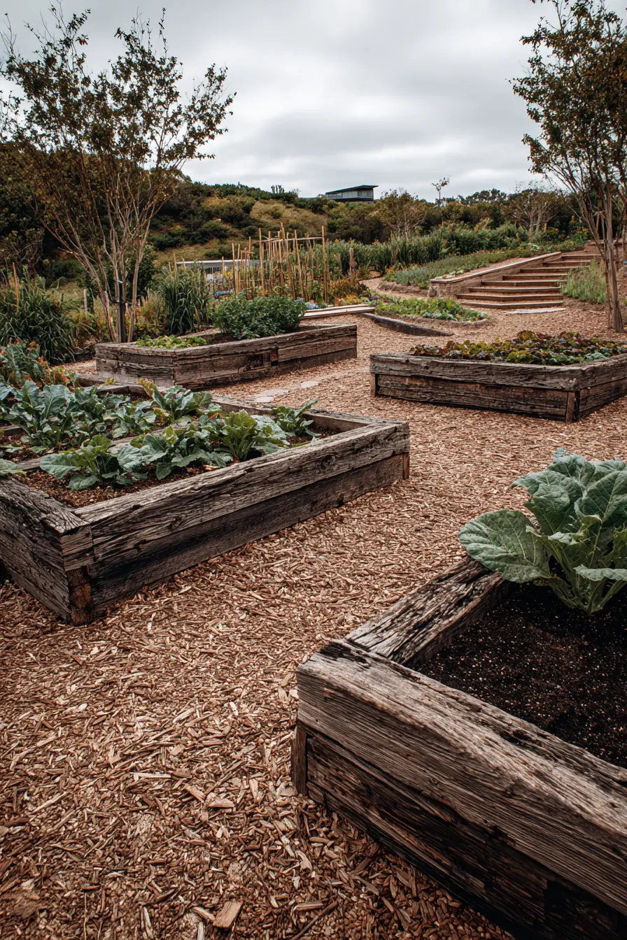 Natural Mulch for Filling Gaps