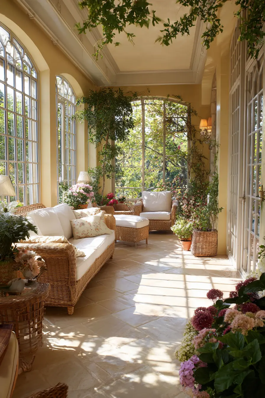 Elegant Sunroom Doors with Timeless Style