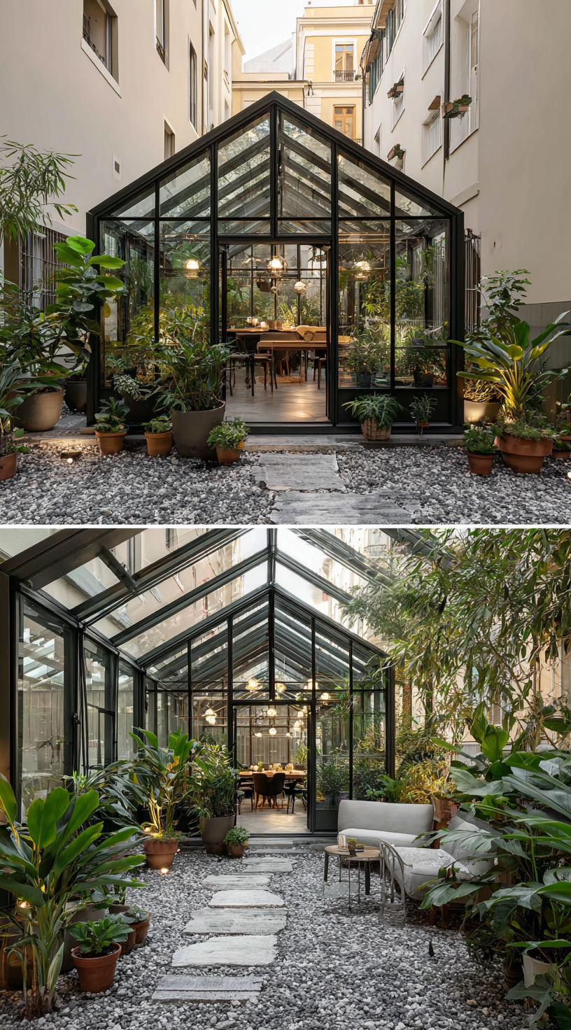 A Greenhouse That Extends Living Outdoors