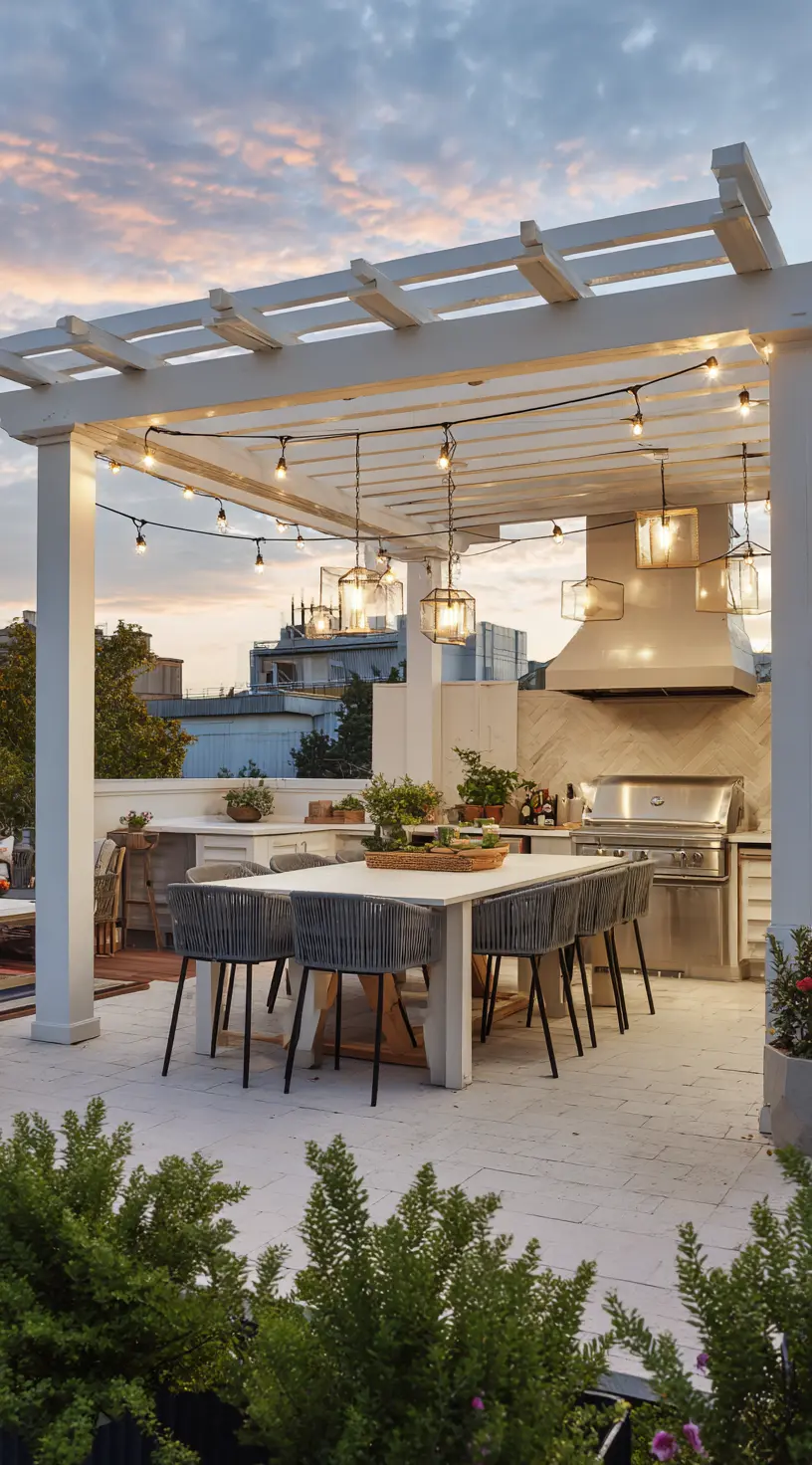 A Rooftop Kitchen with Light and Air