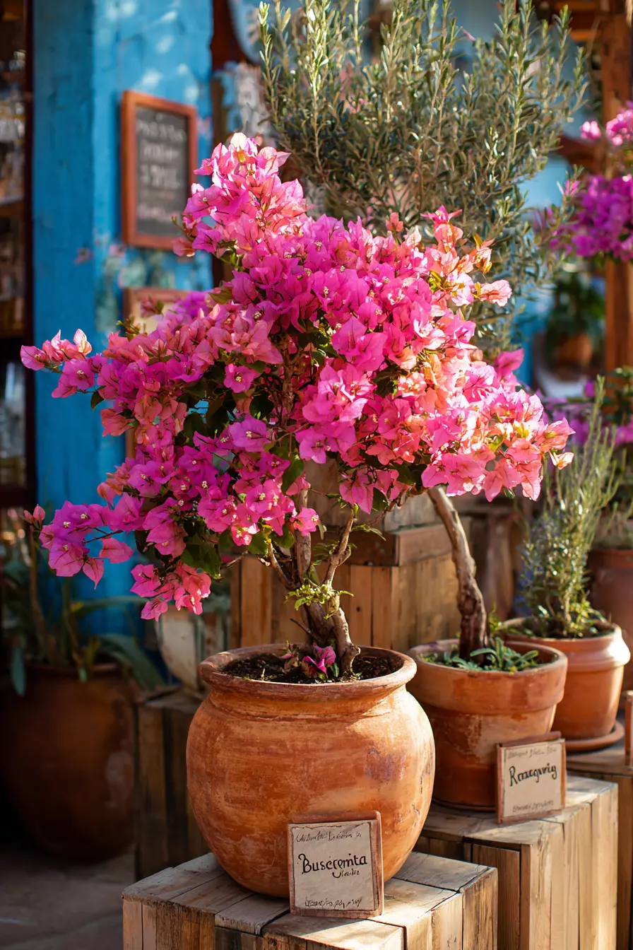 Bougainvillea: A Mediterranean Marvel in Vibrant Pots