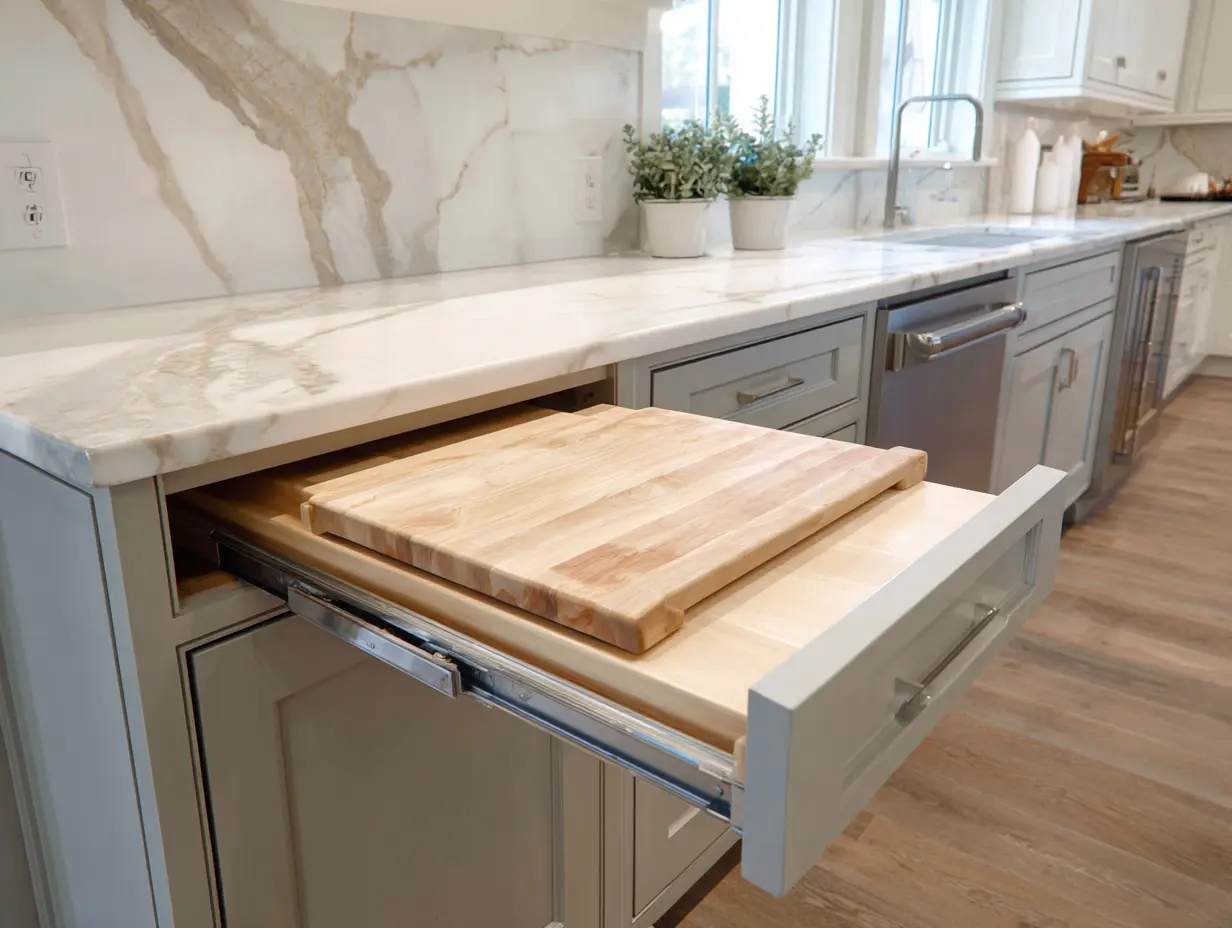 Install a Built-In Cutting Board