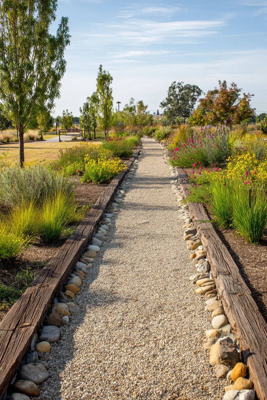 Gravel Path Park Strip