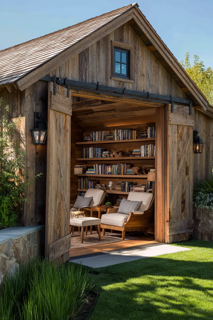 Barn Addition Reading Nook