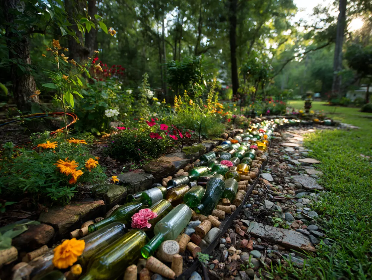 Decorate With Glass Bottles