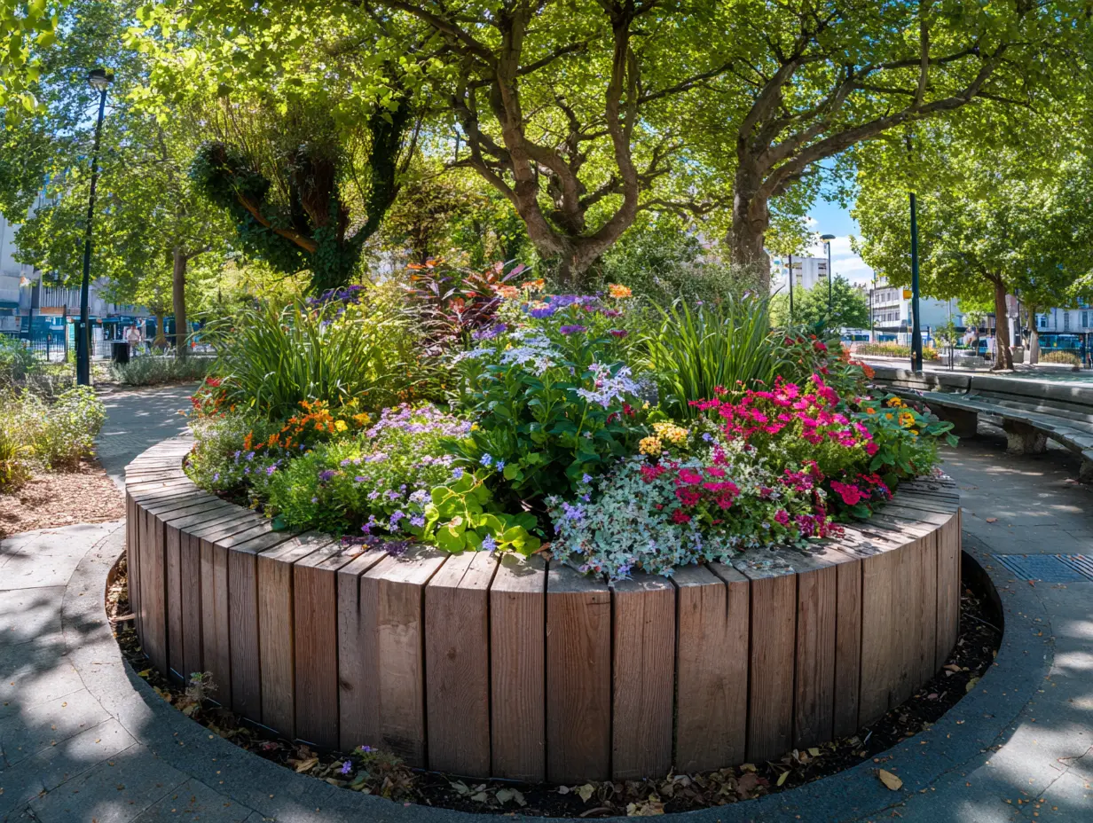 Design Circular Raised Garden Beds