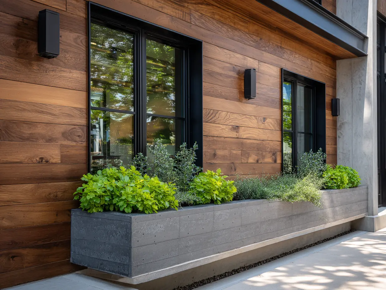 Showcase Greenery in Window Boxes
