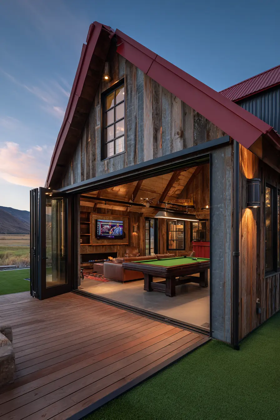 Barn Addition Game Room