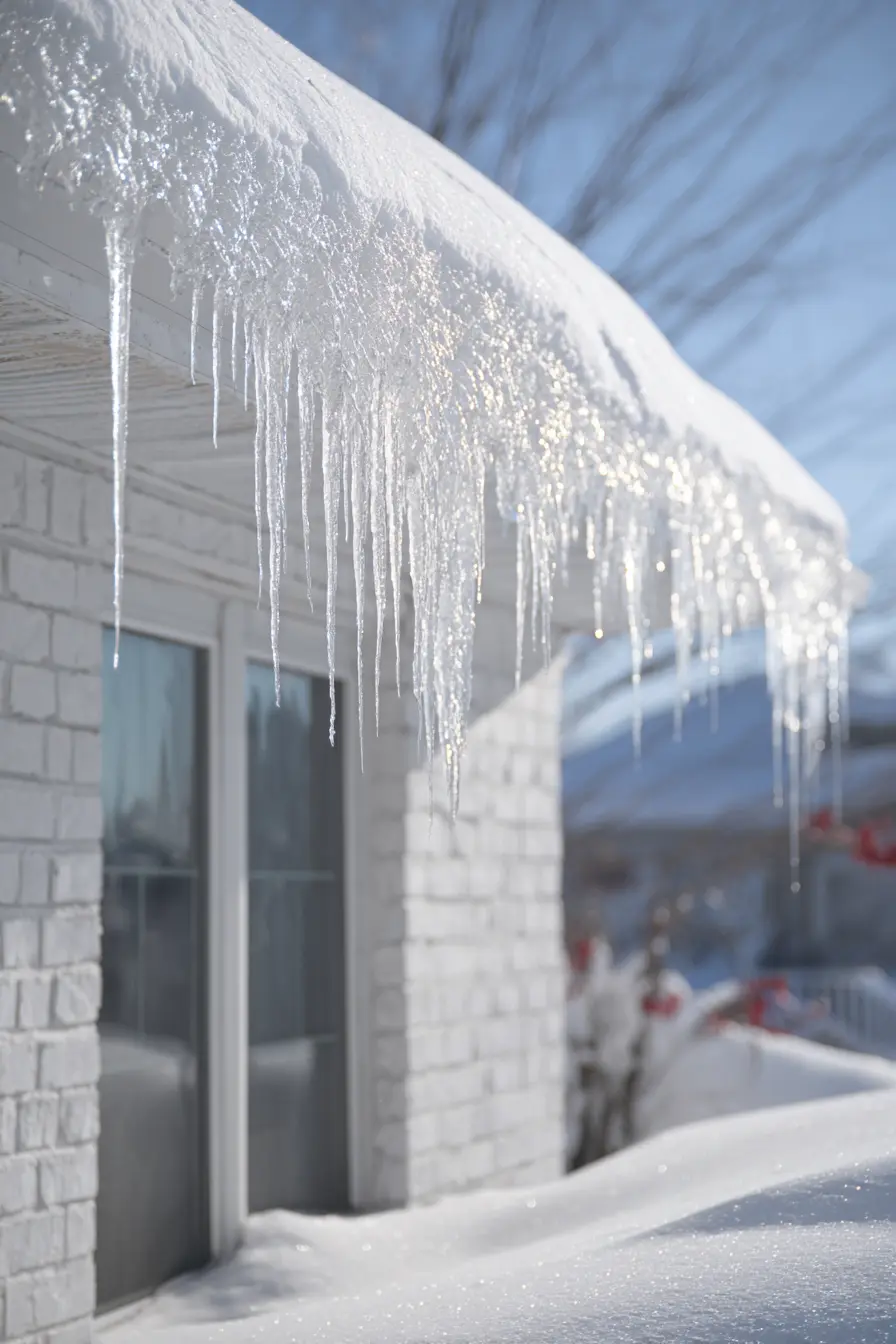 Sparkling Icicles as Winter Accents