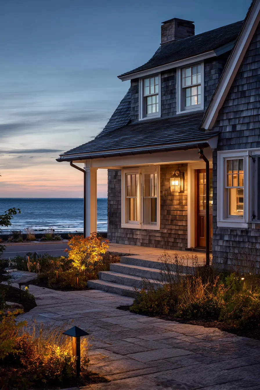 Seaside Glow with Dark Weathered Shingles