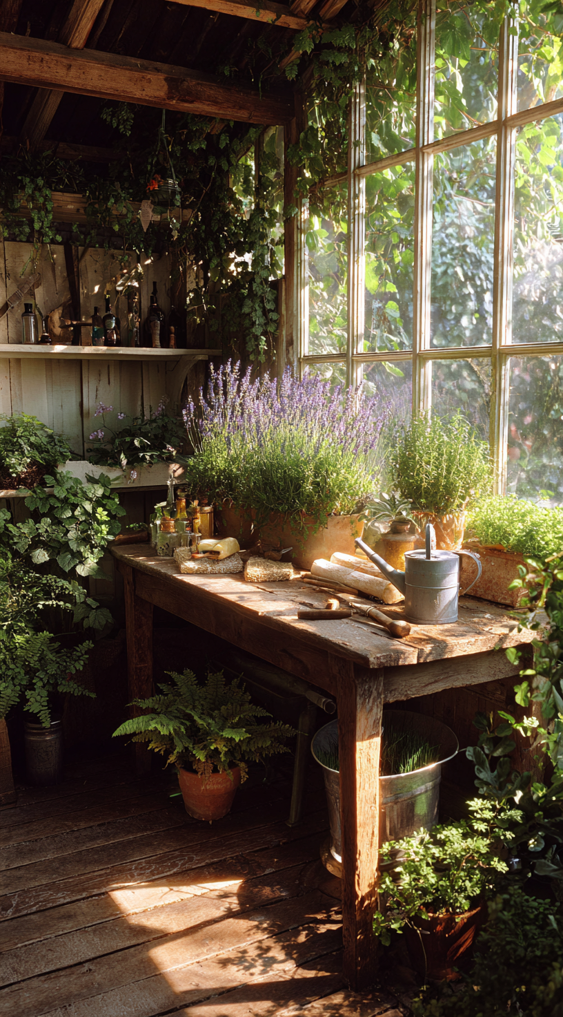 A Greenhouse Corner Filled with Warmth