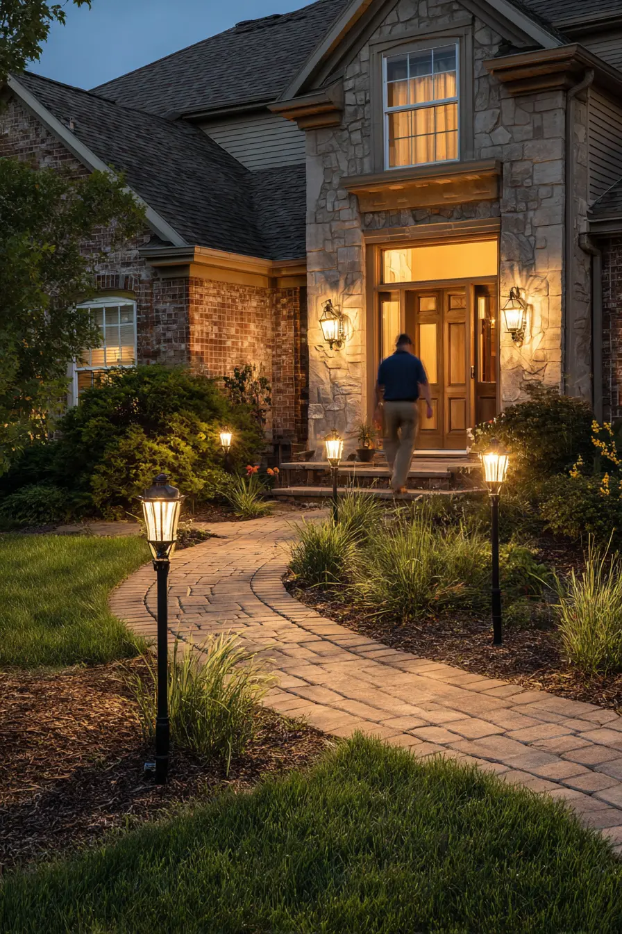 Pathway Lanterns for a Welcoming Entrance
