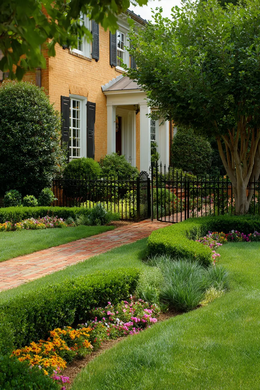 Formal Hedge Edging with Elegant Pathway