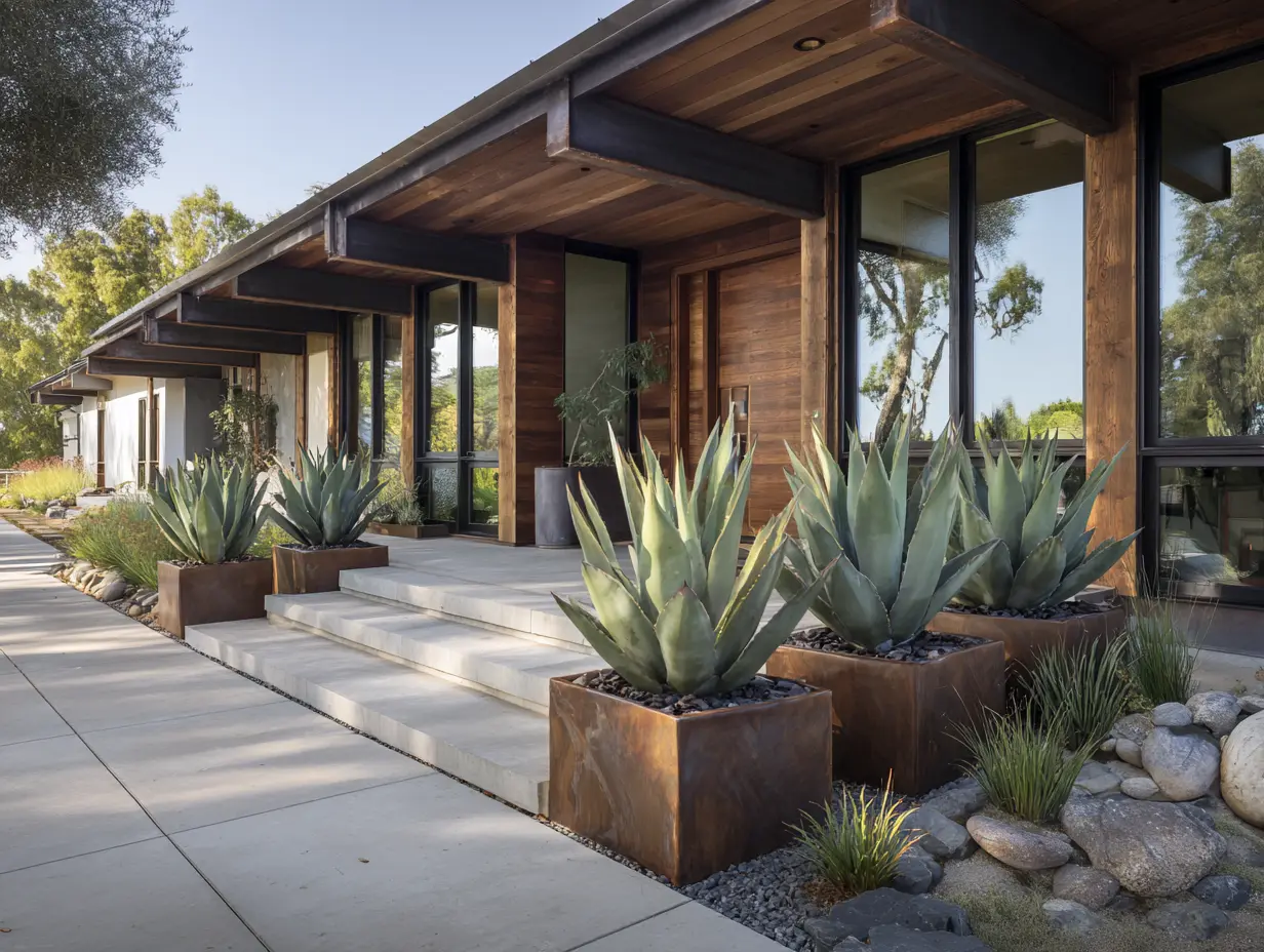 Enhance Your Backyard Patio With Large Succulent Planters
