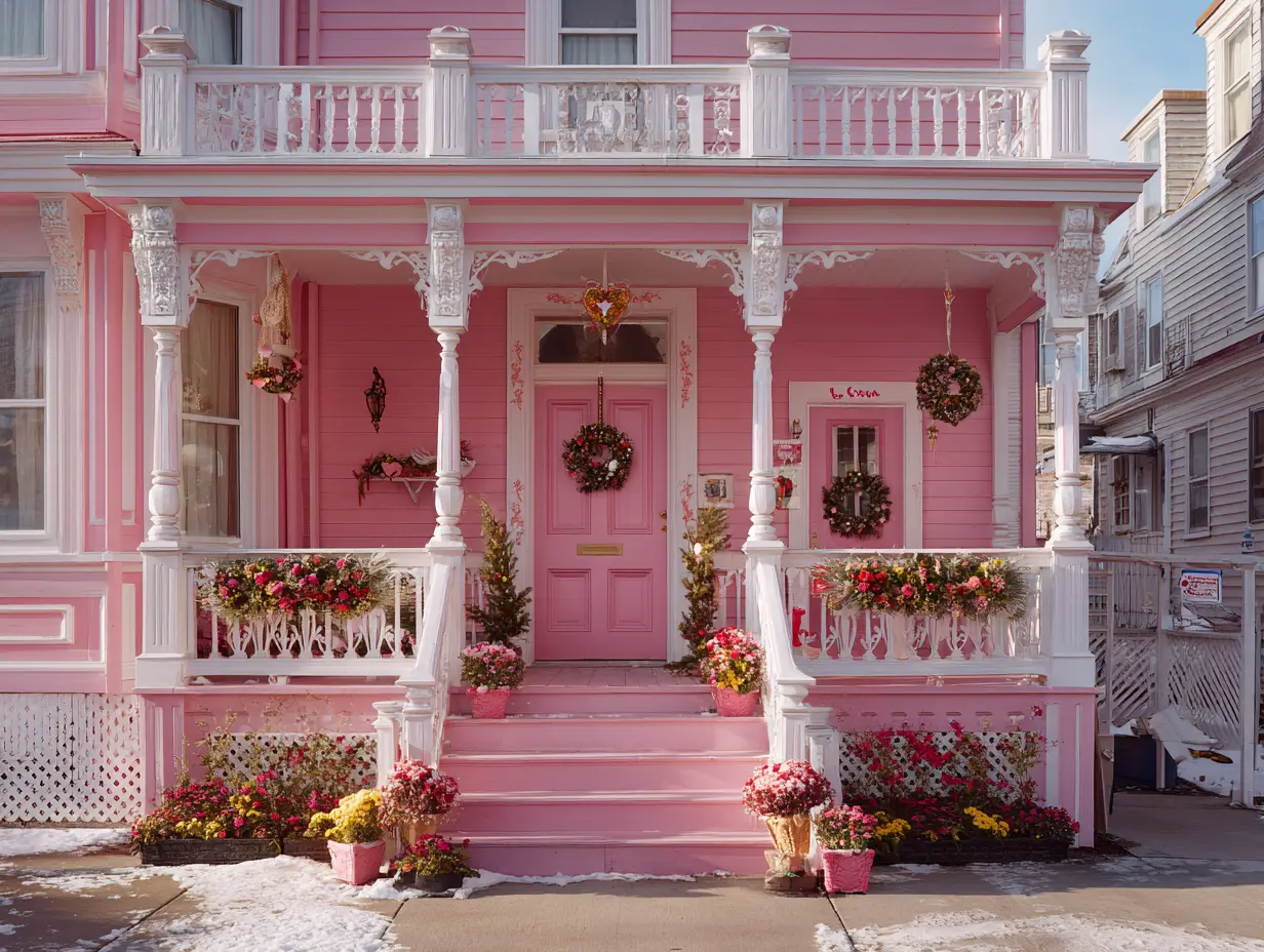 Install Floral Wreaths for a Bright Welcome