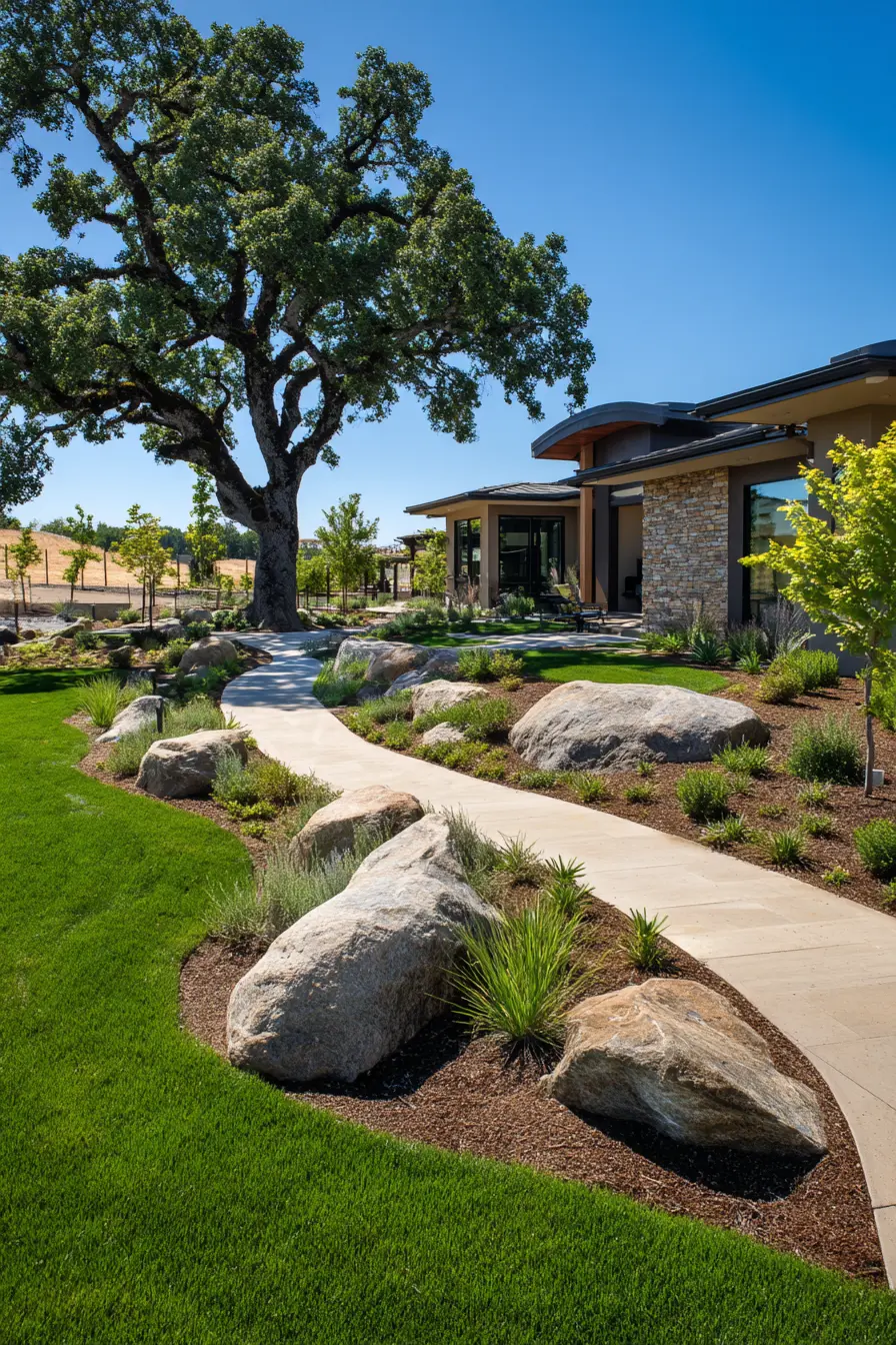 Mix with Natural Landscaping