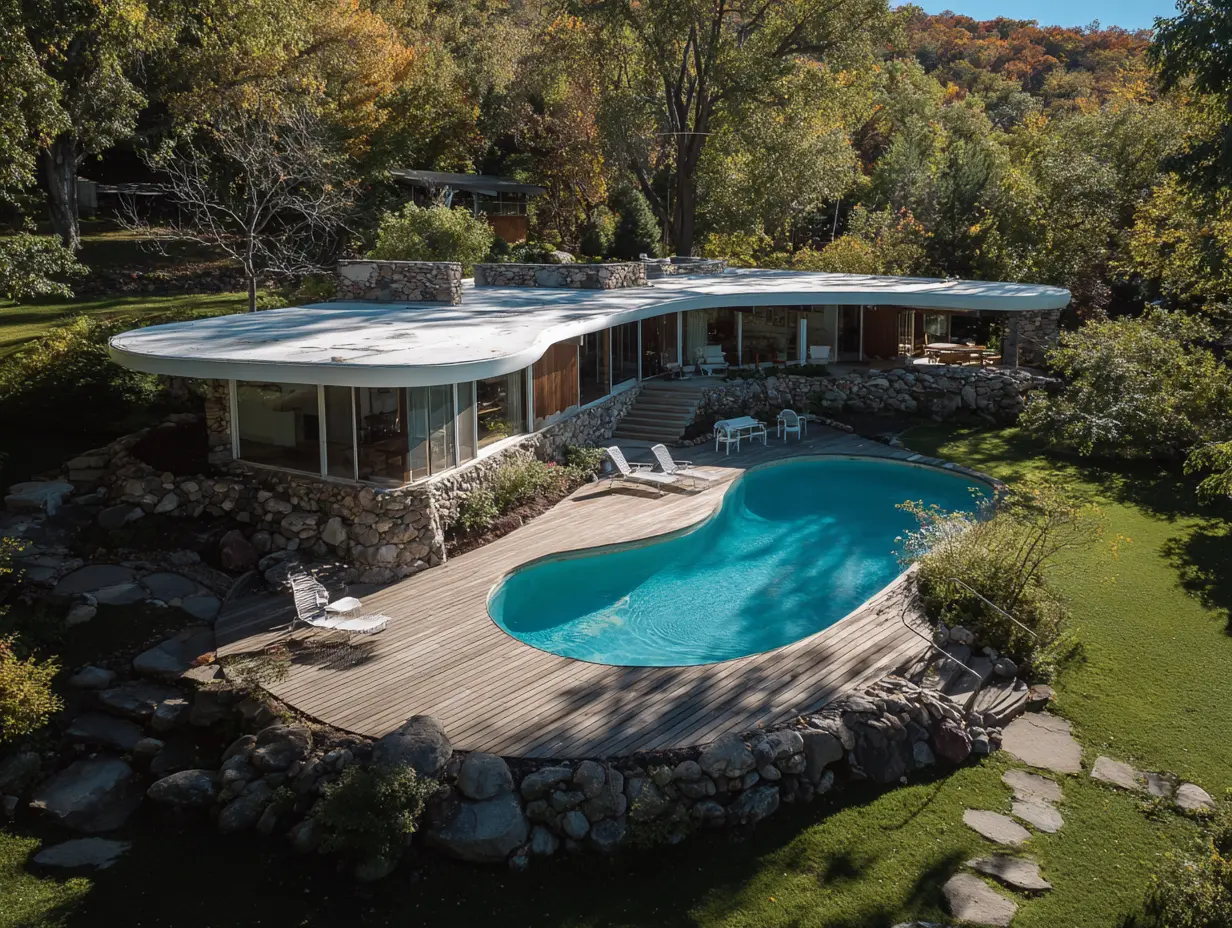Surround the Pool With Natural Stones