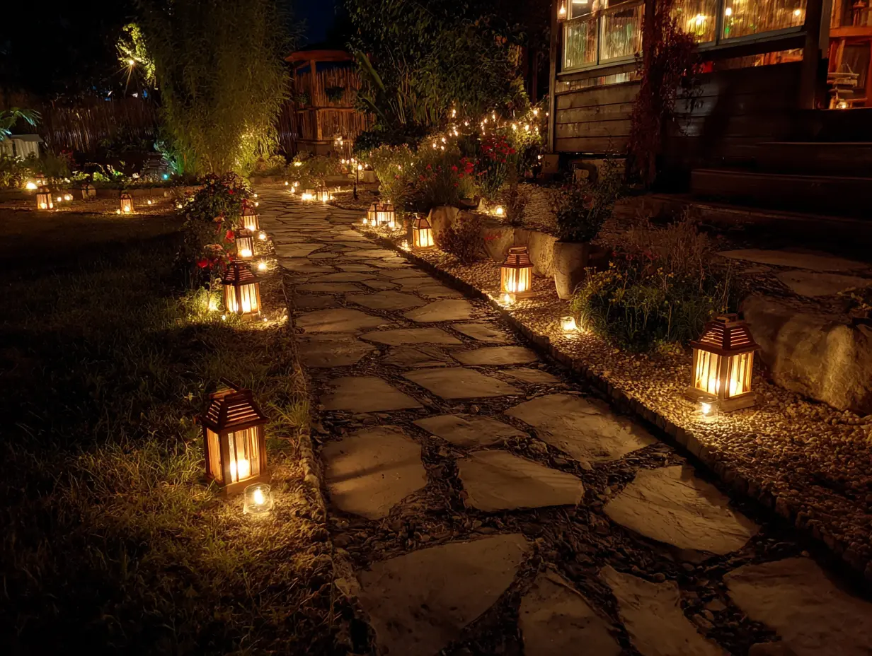 Use Solar Lanterns to Illuminate Pathways and Walkways