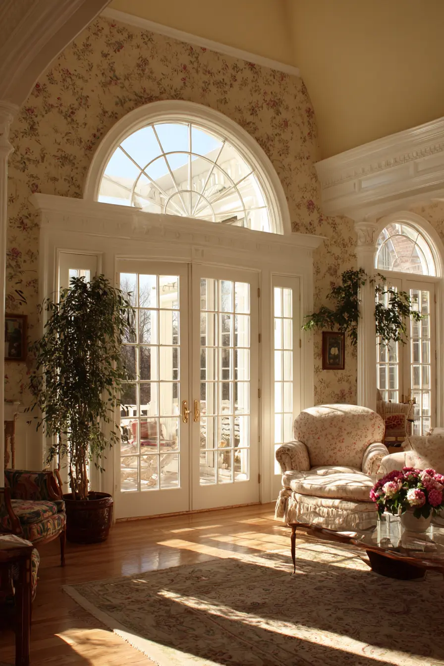 Elegant French Doors with Classic Detailing