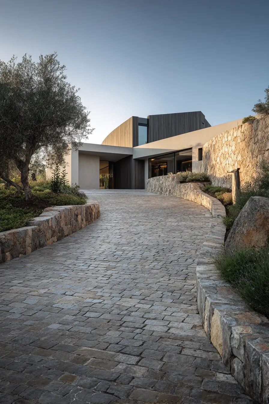 Timeless Cobblestone Block Paving Driveway