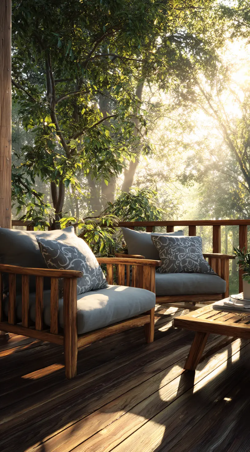 Natural Browns That Blend with Greenery