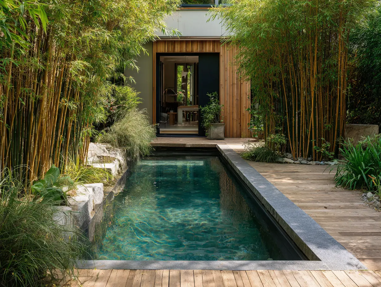 Cover the Exterior With Bamboo Panels