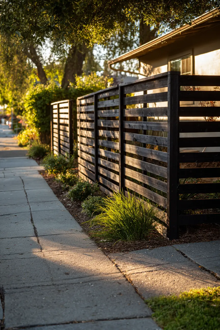 Define Your Space with Horizontal Slats