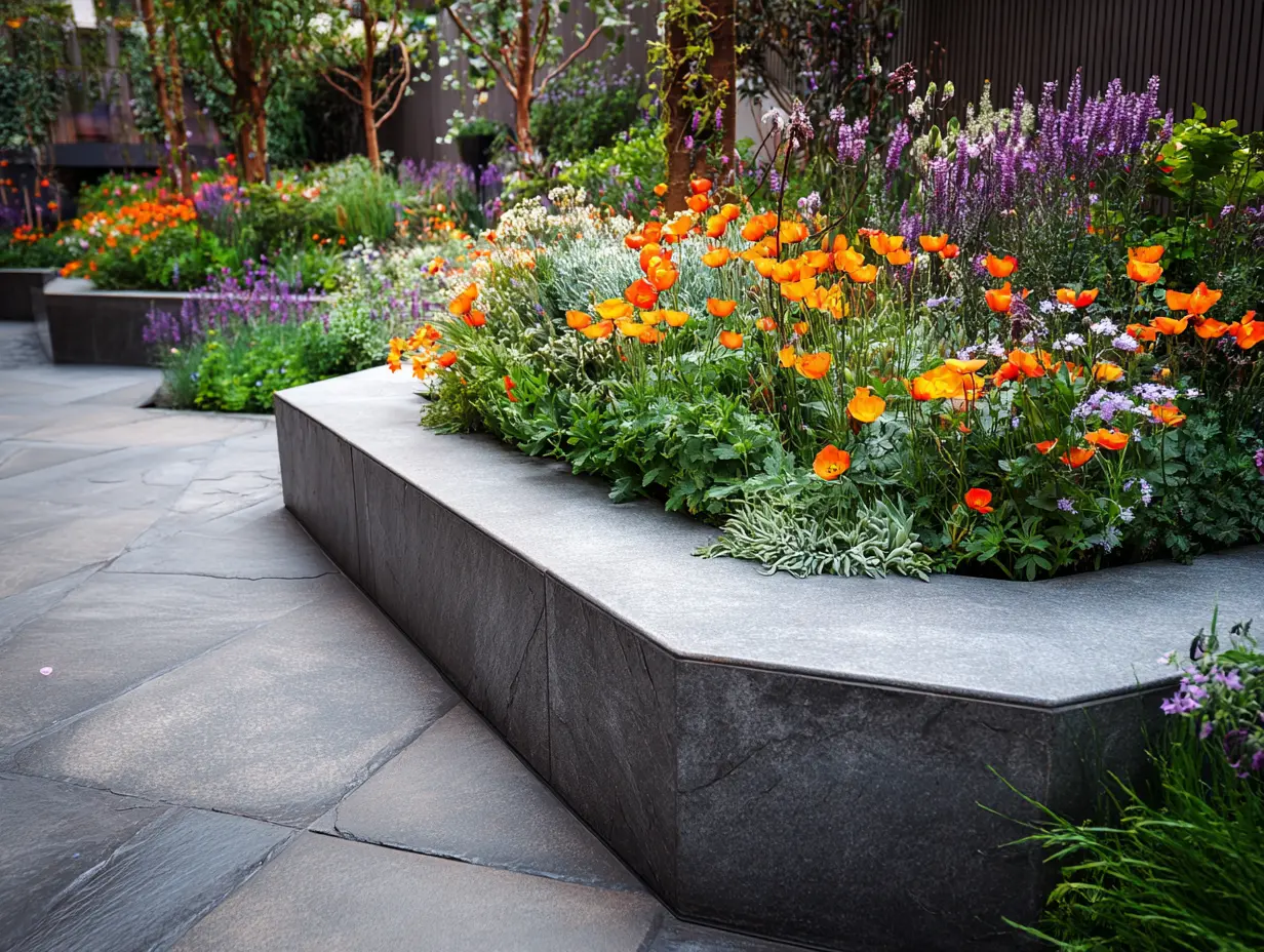 Design Separate Areas for Spring, Summer, Fall and Winter Blooms