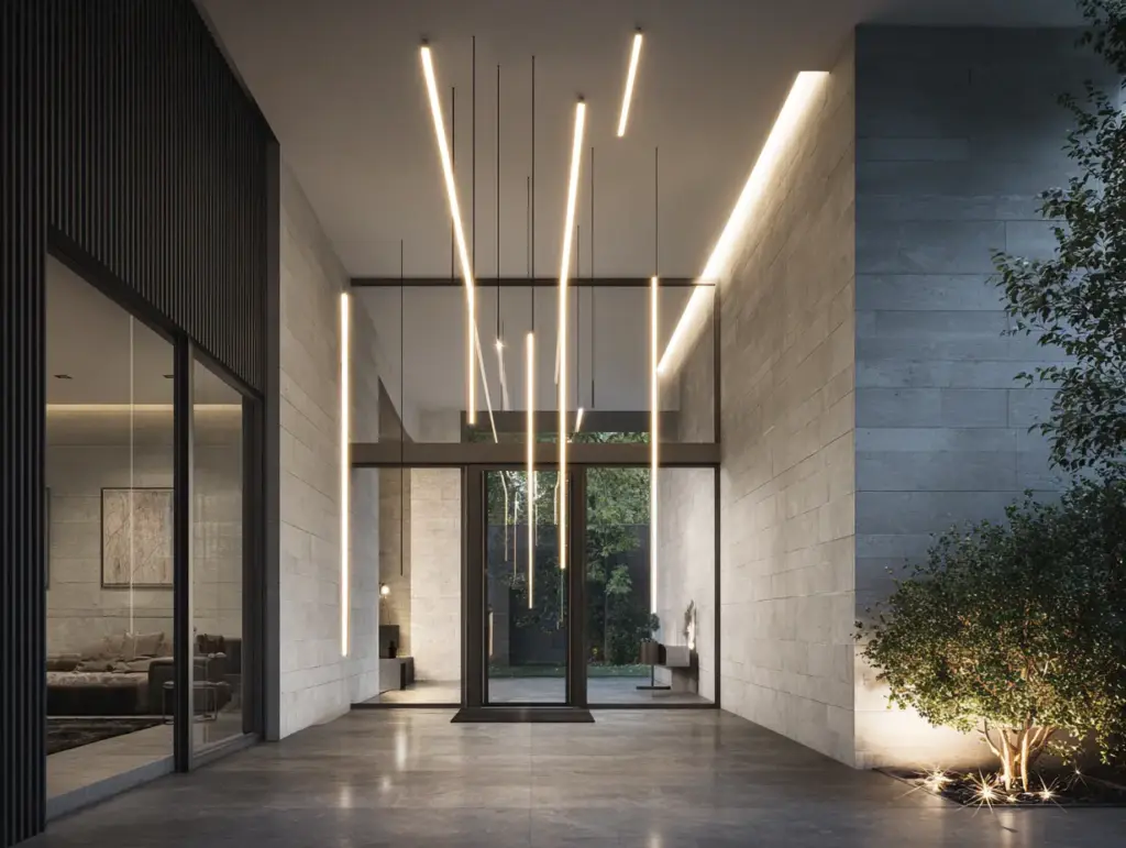 Hang Linear Suspension Lights for a Sleek Look