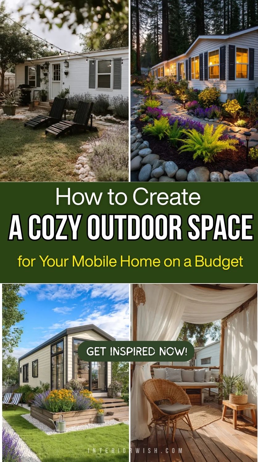 How to Create a Cozy Outdoor Space for Your Mobile Home on a Budget