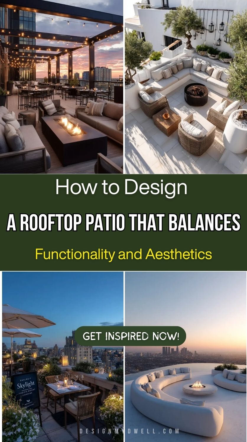 How to Design a Rooftop Patio That Balances Functionality and Aesthetics