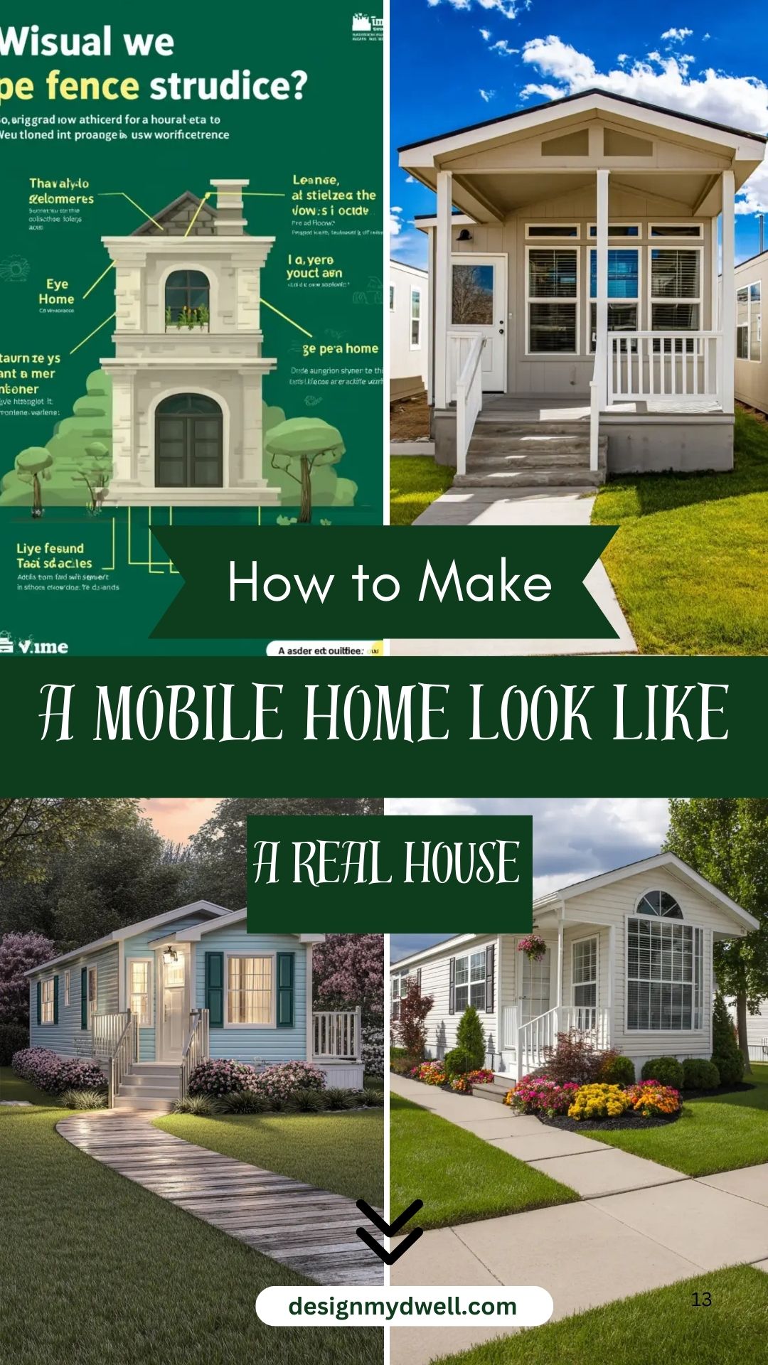 How to Make a Mobile Home Look Like a Real House Using Design Principles That Trick the Eye

