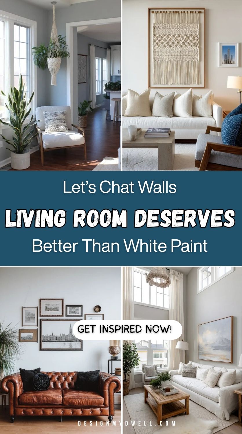 Let’s Chat Walls Why Your Living Room Deserves Better Than White Paint
