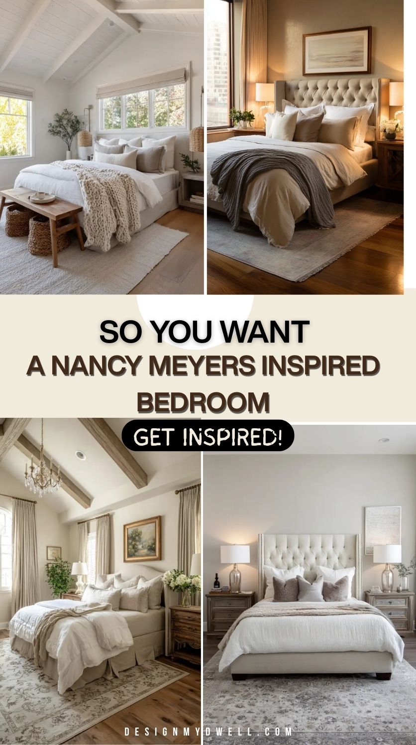 So You Want a Nancy Meyers Inspired Bedroom Let’s Make It Happen
