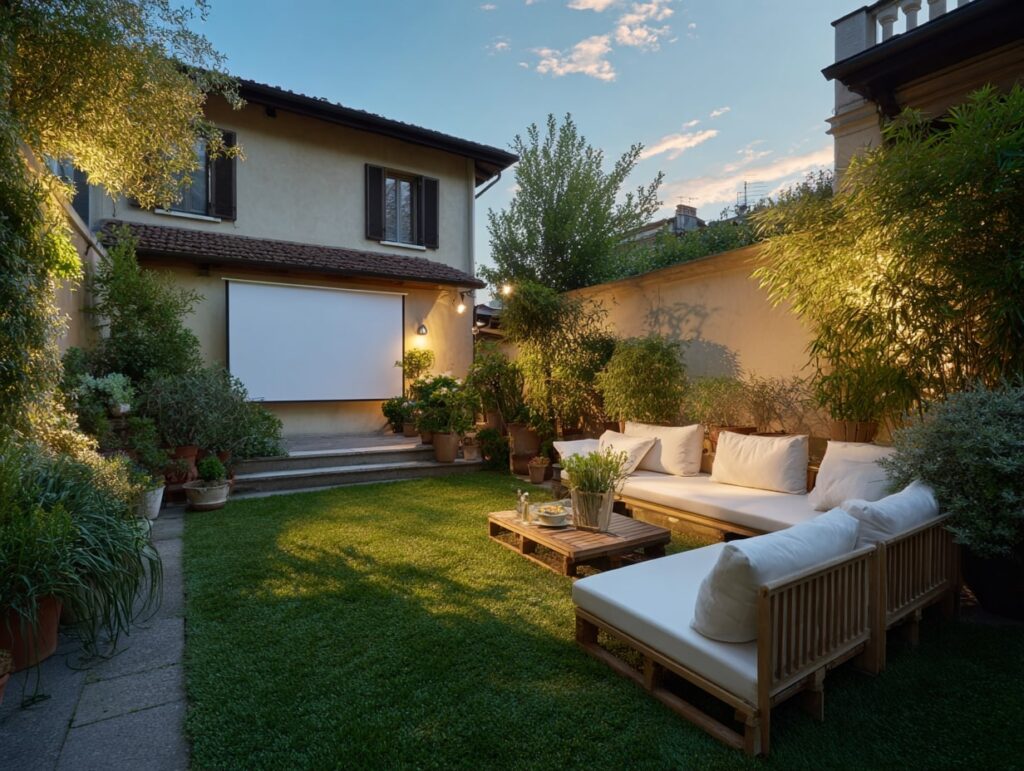 Outdoor Movie Night in the Garden

