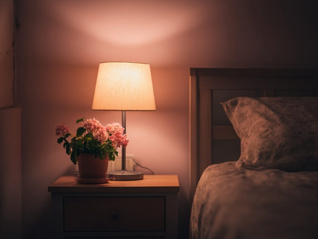 Soft Glow Pink Nightstand

